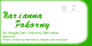 marianna pokorny business card